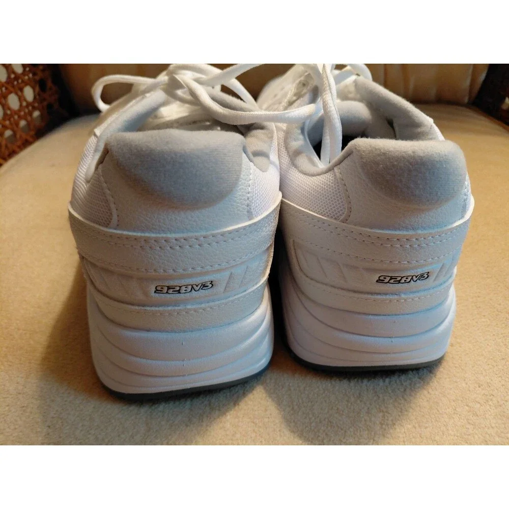 New Balance 928v3 Men's 7.5 6E XX Wide White Leather Walking Shoes Excellent!